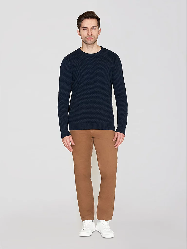 Knowledge Cotton Apparel Vagn Sweater Black S 4